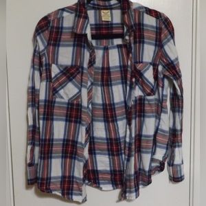 Faded Glory - Red, Blue, White Flannel